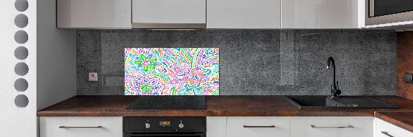 Panel do kuchyne Kvetinový vzor