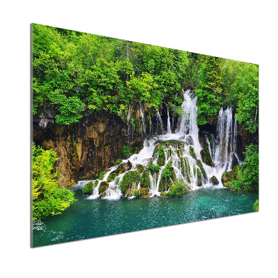 Panel do kuchyne Vodopád v horách