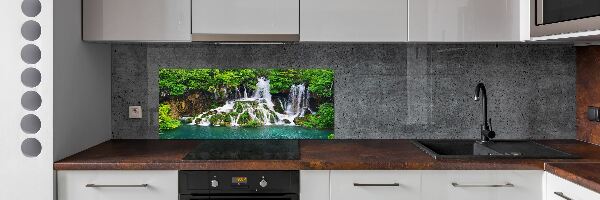 Panel do kuchyne Vodopád v horách