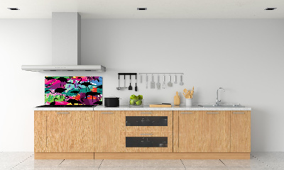 Sklenený panel do kuchynskej linky Plemeňáci