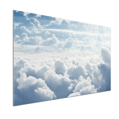 Panel lacobel Oblaky z vtáčieho pohľadu