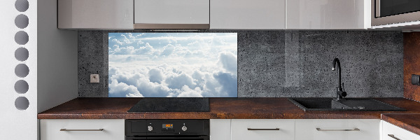Panel lacobel Oblaky z vtáčieho pohľadu