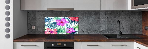 Panel do kuchyne Havajské kvety