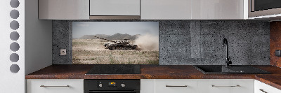 Panel do kuchyne Tank na púšti