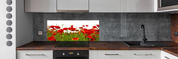 Dekoračný panel sklo Poľný mak