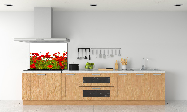 Dekoračný panel sklo Poľný mak