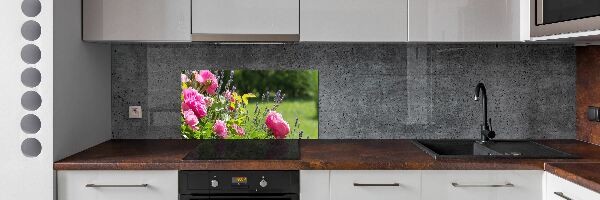 Dekoračný panel sklo Díková ruže