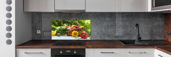 Dekoračný panel sklo Kôš zeleniny
