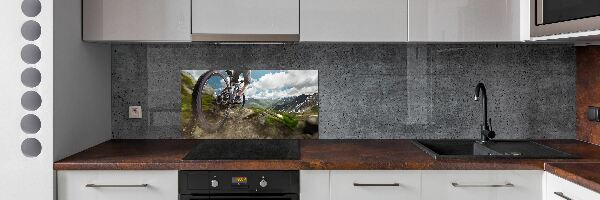 Panel do kuchyne Horská cyklistika