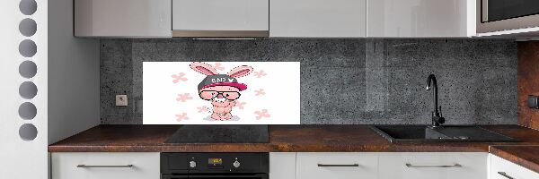 Panel do kuchyne Králik v čiapke