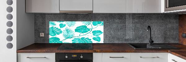 Panel do kuchyne Tropické lístia
