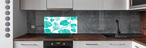 Panel do kuchyne Tropické lístia