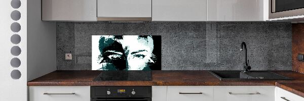 Panel do kuchyne Abstrakcie žena