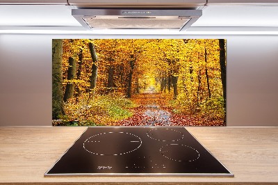 Dekoračný panel sklo Jesenný les
