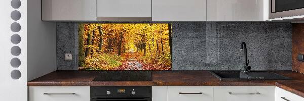 Dekoračný panel sklo Jesenný les