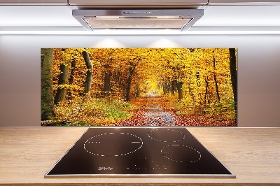 Dekoračný panel sklo Jesenný les