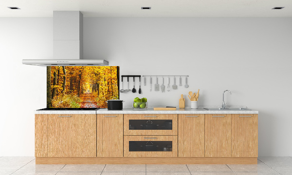Dekoračný panel sklo Jesenný les