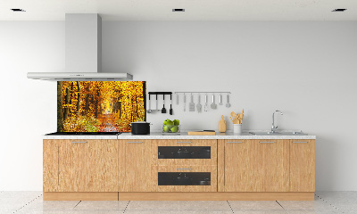 Dekoračný panel sklo Jesenný les