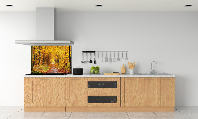 Dekoračný panel sklo Jesenný les