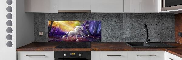 Dekoračný panel sklo Jednorožec