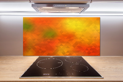 Panel lacobel Abstrakcie trojuholníky