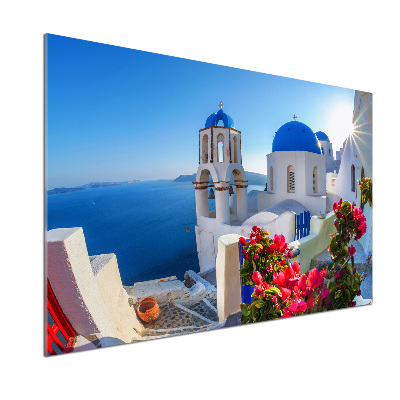 Panel do kuchyne Santorini Grécko