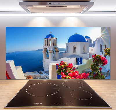 Panel do kuchyne Santorini Grécko