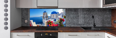 Panel do kuchyne Santorini Grécko
