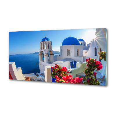 Panel do kuchyne Santorini Grécko