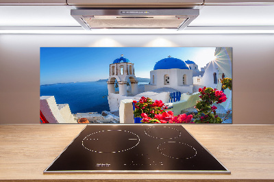 Panel do kuchyne Santorini Grécko