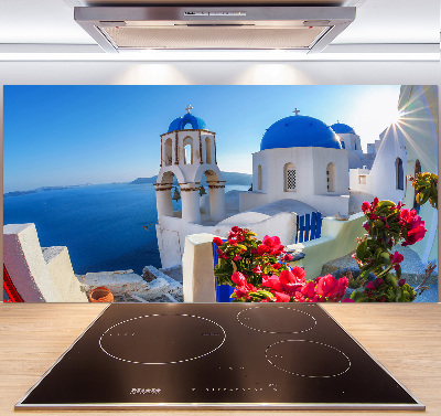 Panel do kuchyne Santorini Grécko