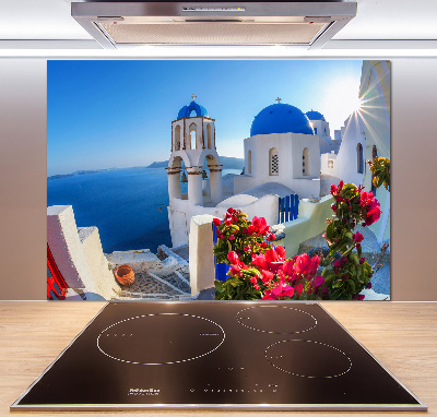 Panel do kuchyne Santorini Grécko
