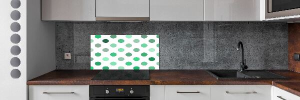 Panel do kuchyne Zelené bodky