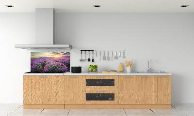 Dekoračný panel sklo Pole levanduľa