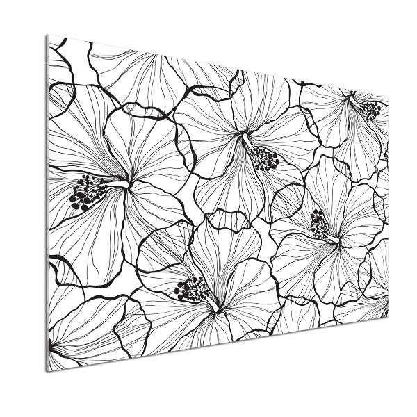 Panel do kuchyne Havajské kvety