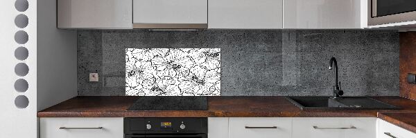 Panel do kuchyne Havajské kvety