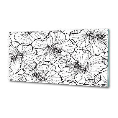 Panel do kuchyne Havajské kvety