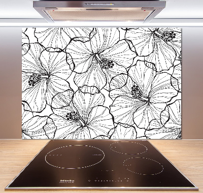 Panel do kuchyne Havajské kvety