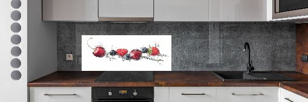 Dekoračný panel sklo Lesné ovocie