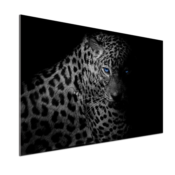 Sklenený panel do kuchyne Leopard