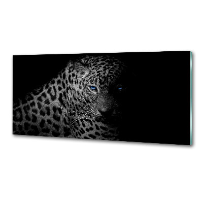 Sklenený panel do kuchyne Leopard