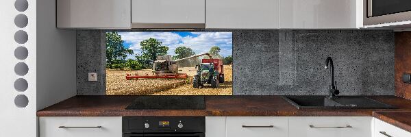 Panel do kuchyne Kombajn a traktor
