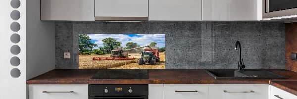 Panel do kuchyne Kombajn a traktor