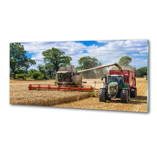 Panel do kuchyne Kombajn a traktor