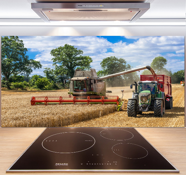 Panel do kuchyne Kombajn a traktor