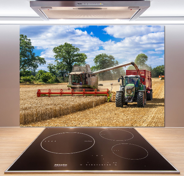 Panel do kuchyne Kombajn a traktor