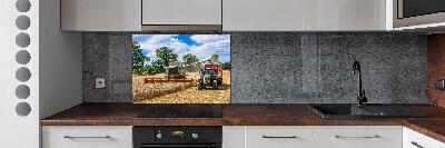 Panel do kuchyne Kombajn a traktor