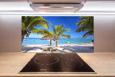 Panel do kuchyne Pláž Mauritius