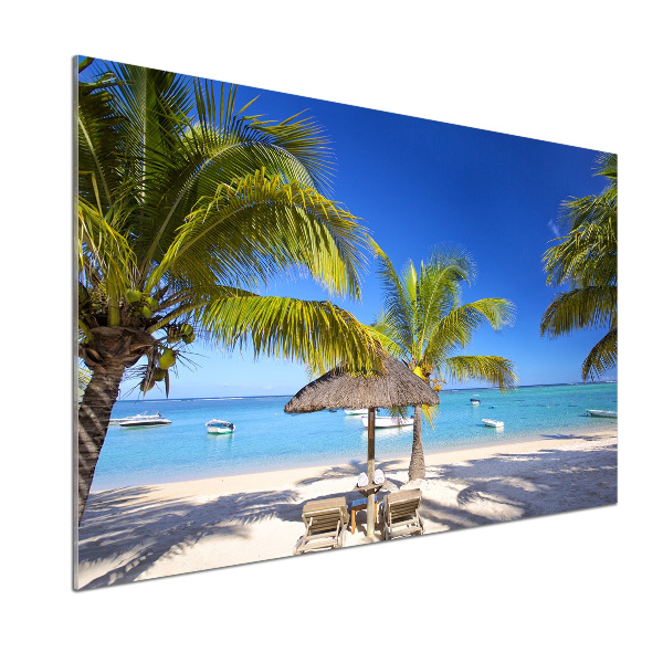 Panel do kuchyne Pláž Mauritius