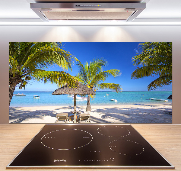 Panel do kuchyne Pláž Mauritius